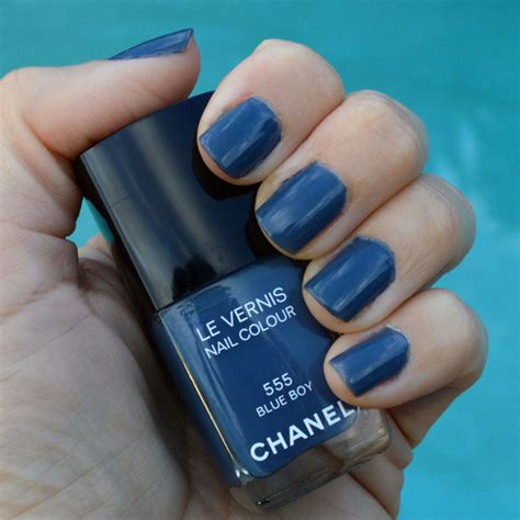 blue chanel nails|chanel nail polish.